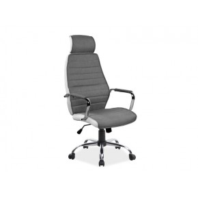 Кресло компьютерное SIGNAL Q-035 белый/серый